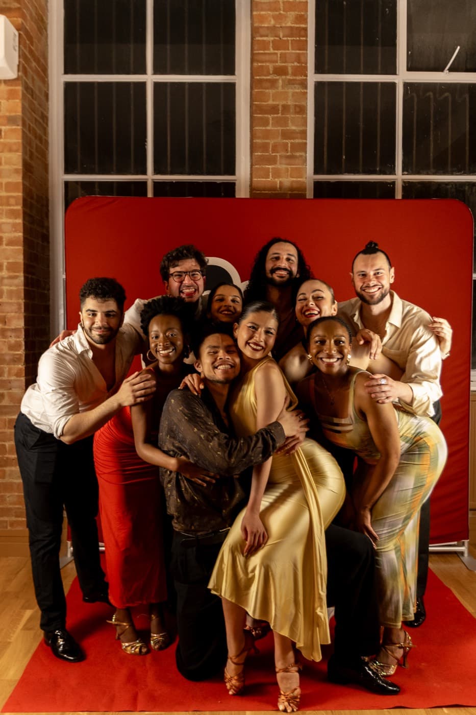 The Soy Salsa community together at a gala night